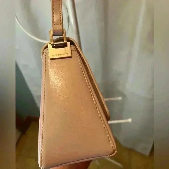 Liz Claiborne Leather Shoulder Bag Blush Pink - Picture 6 of 8